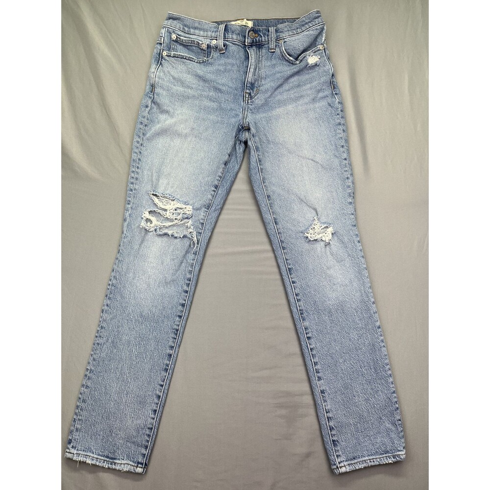 Madewell The Slim‎ Boyjean Mid Rise Denim in Willowbrush Wash Size 27
